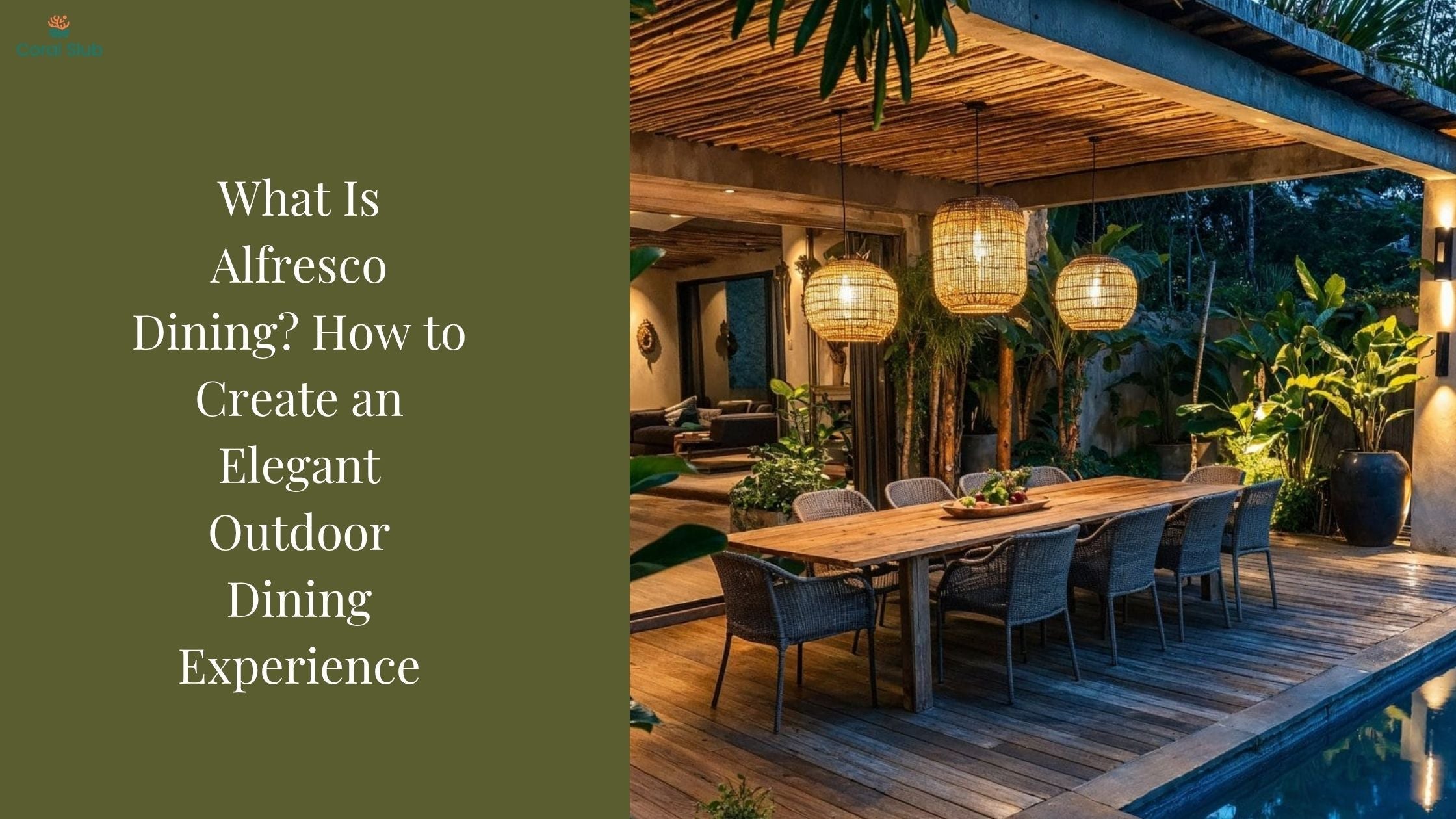 What Is Alfresco Dining? How to Create an Elegant Outdoor Dining Experience