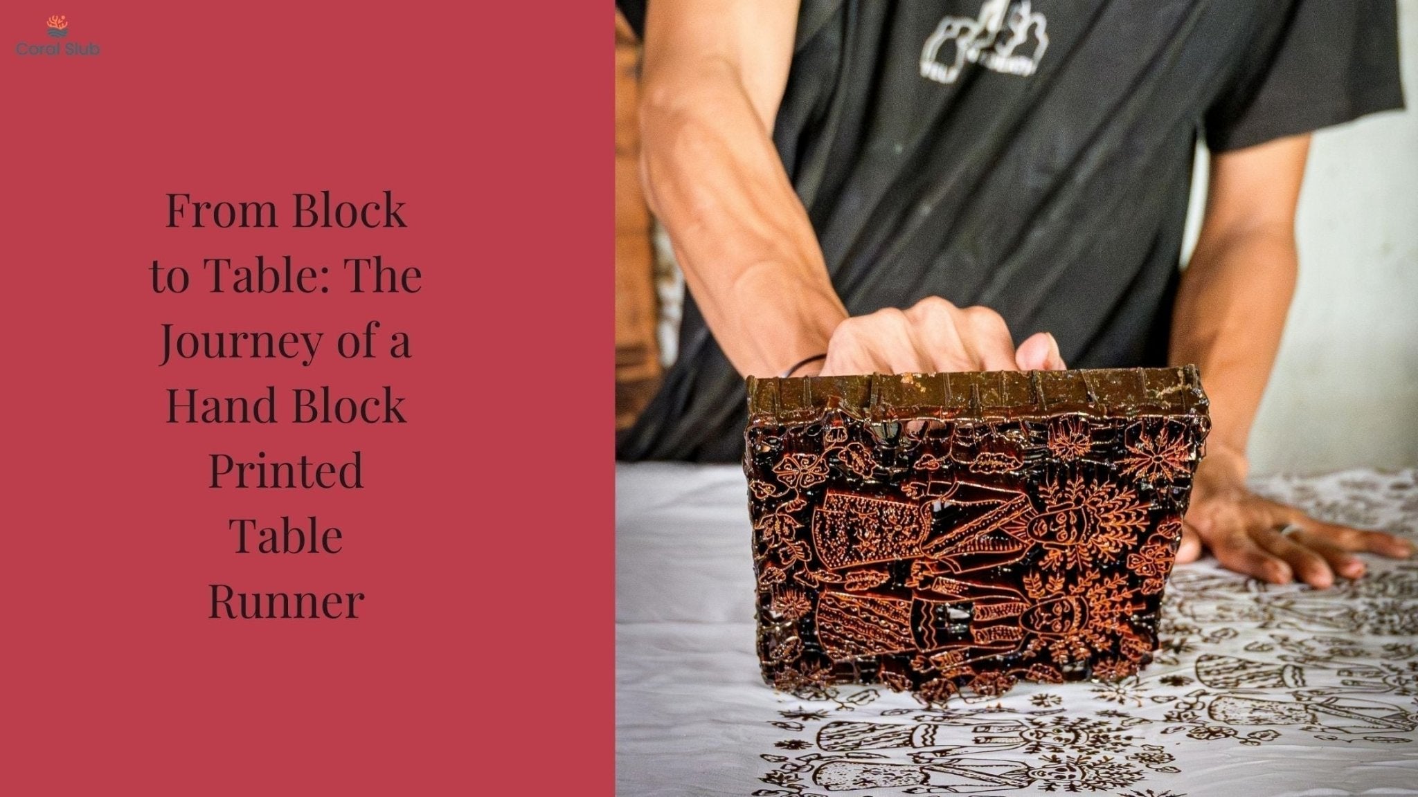 From Block to Table: The Journey of a Hand Block Printed Table Runner