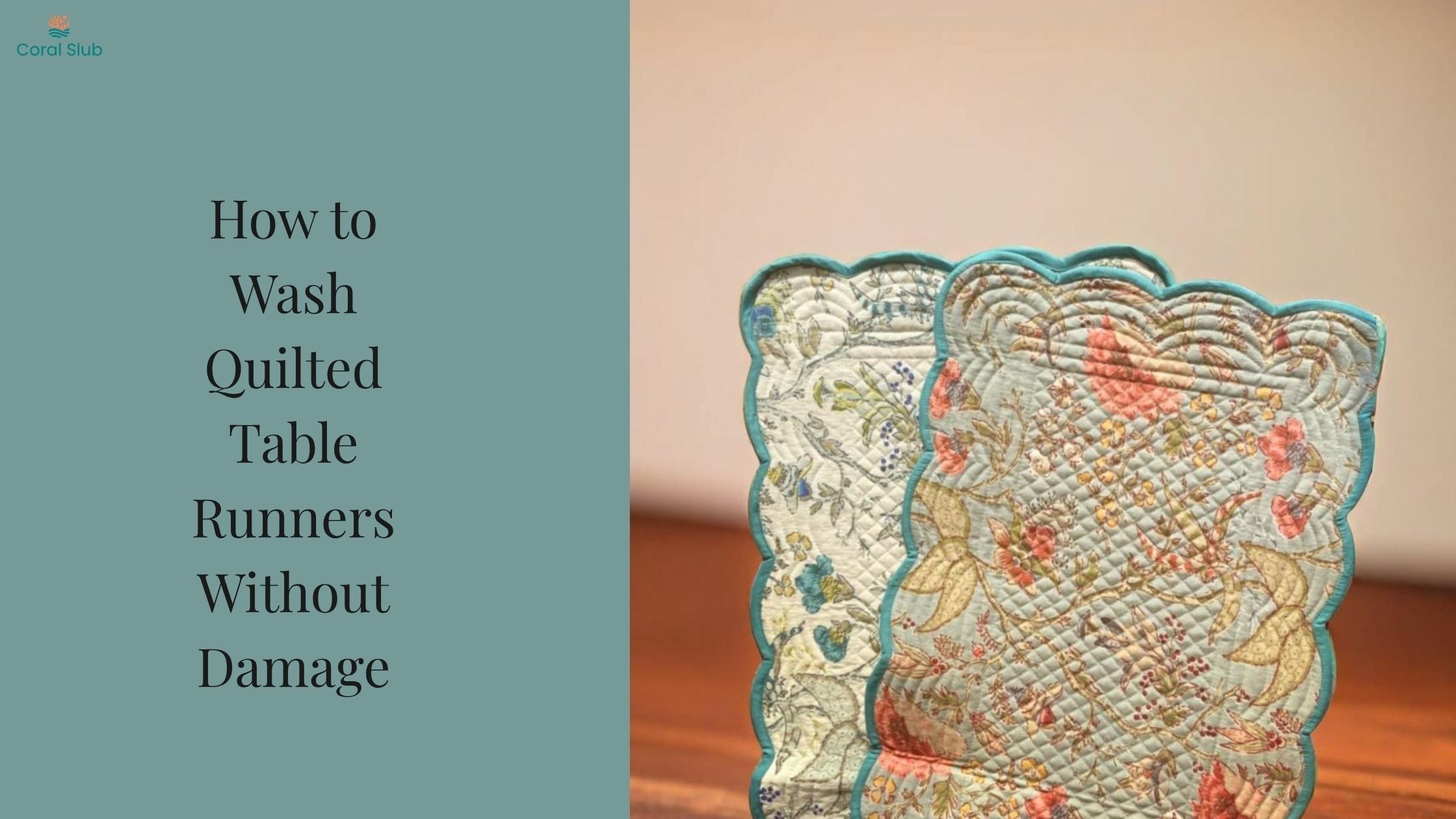 How to Wash Quilted Table Runners Without Damage