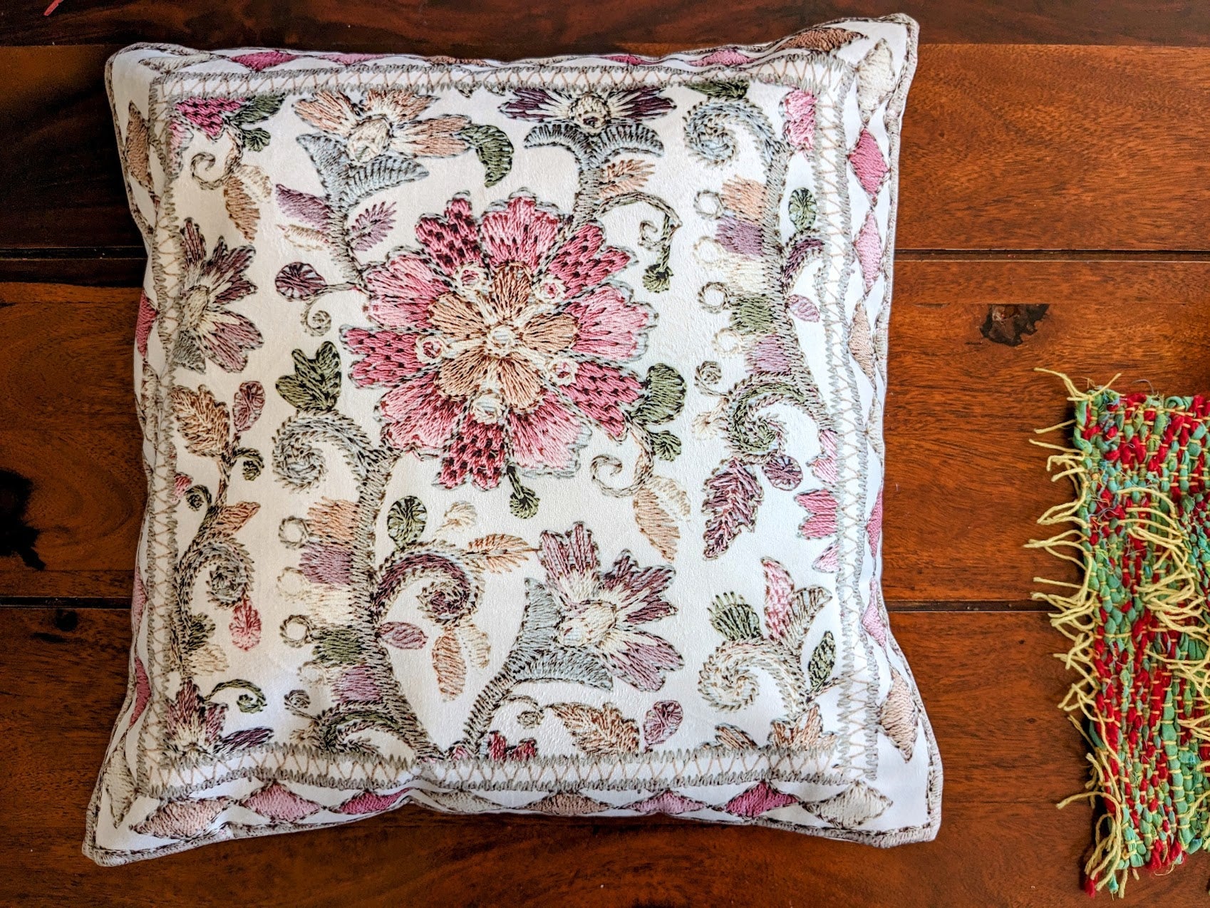 Vibrant Printed Cushion Covers for Stylish Decor | Coral Slub