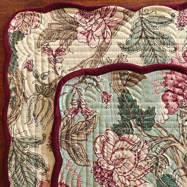 Reversible Garden Print Table Runners