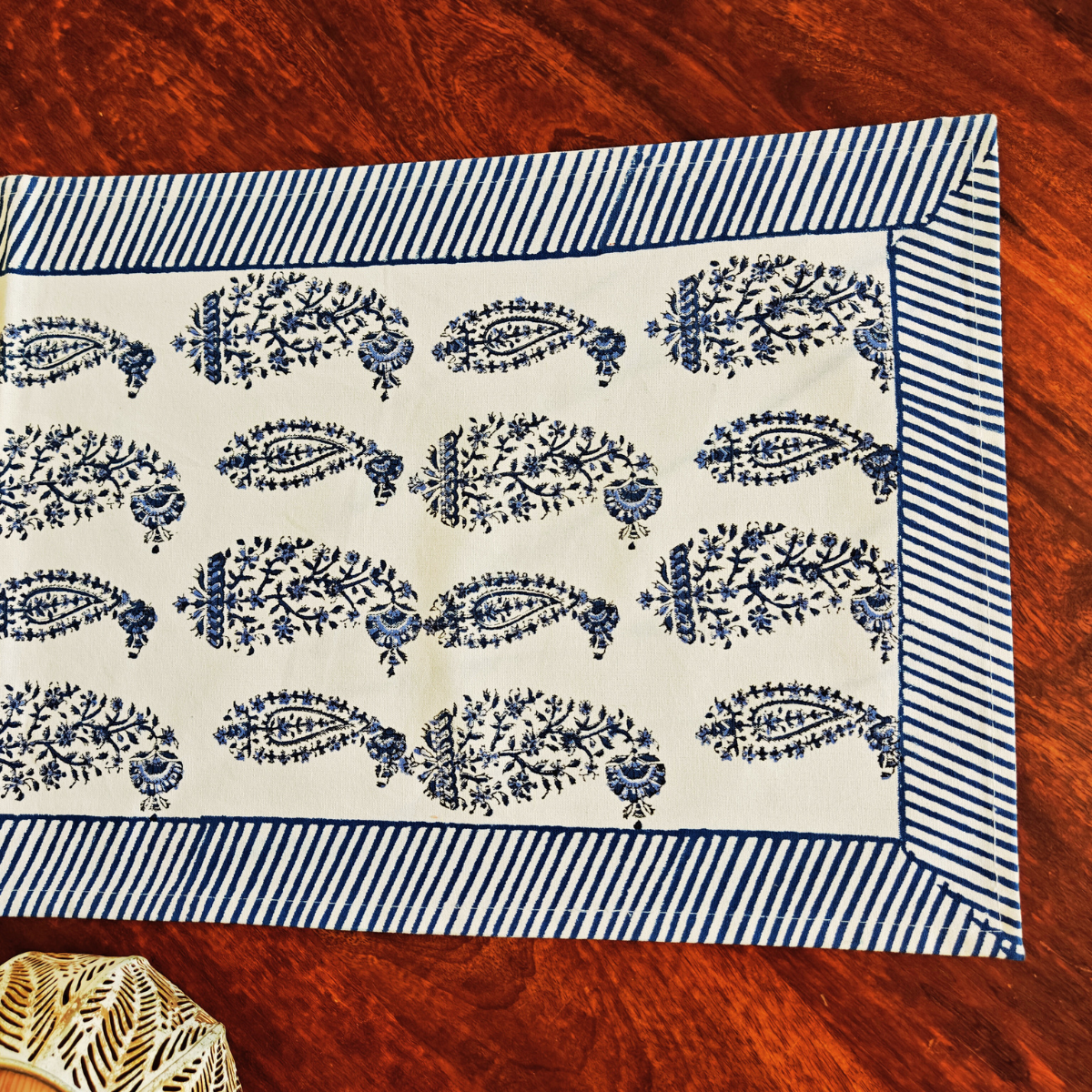Mayur Table Runner, 100% cotton, 13" X 72"