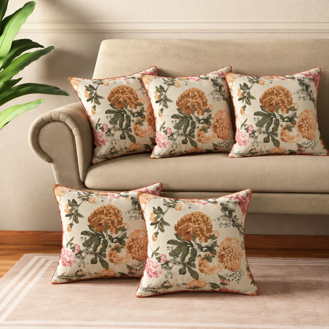 Lush Cushion Covers, Pack of 5