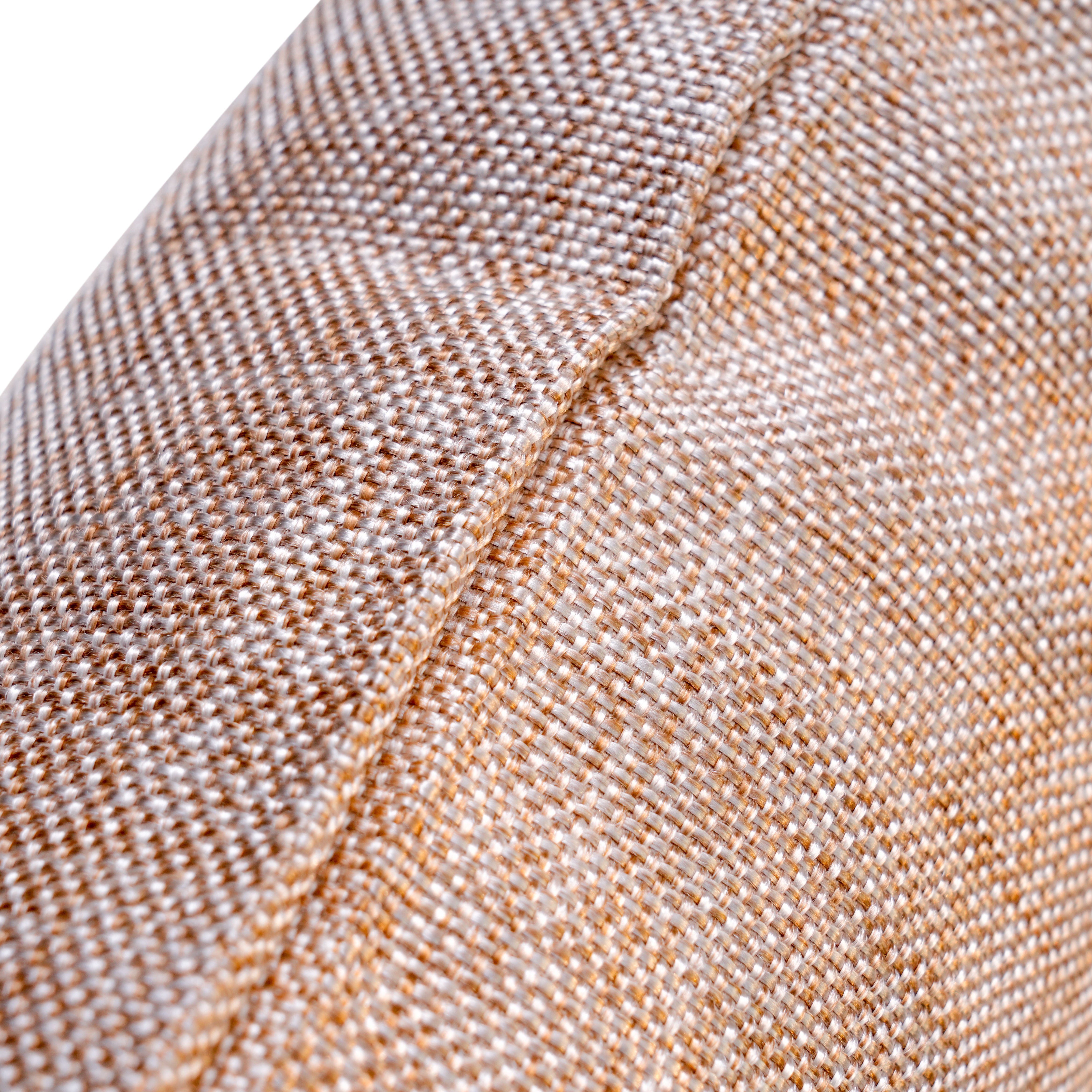 Jute Cushion Covers, 16" x 16" – Beige and Charcoal (4 cushion covers)