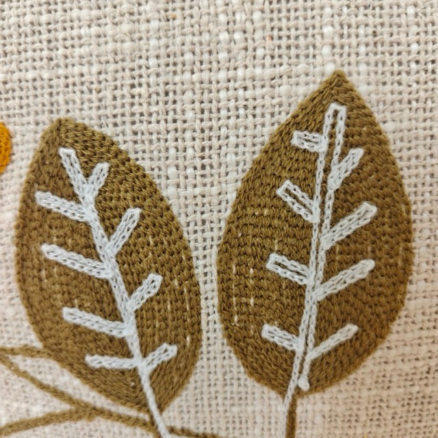 Solara Cushion Cover Embroidered, 16" x 16", Pack of 1