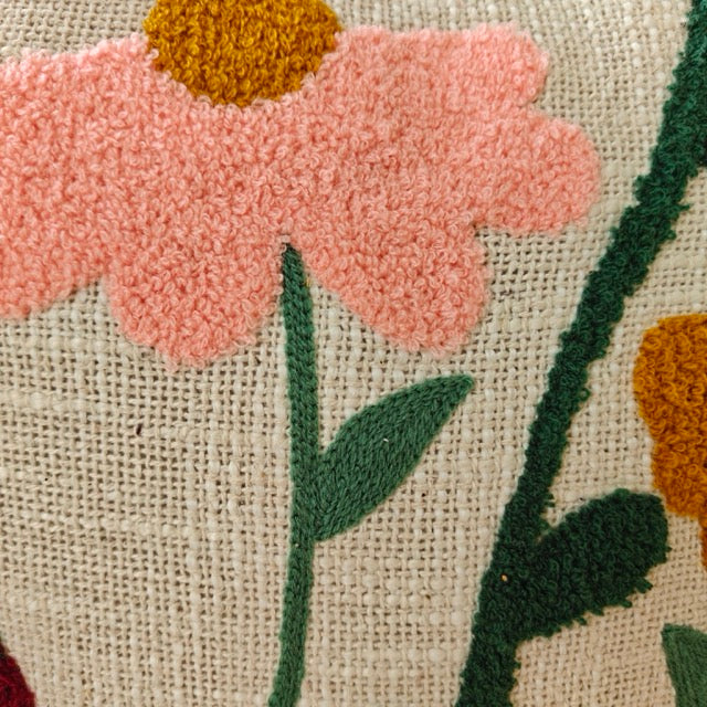 Charm Cushion Cover Embroidered, 16" x 16", Pack of 1
