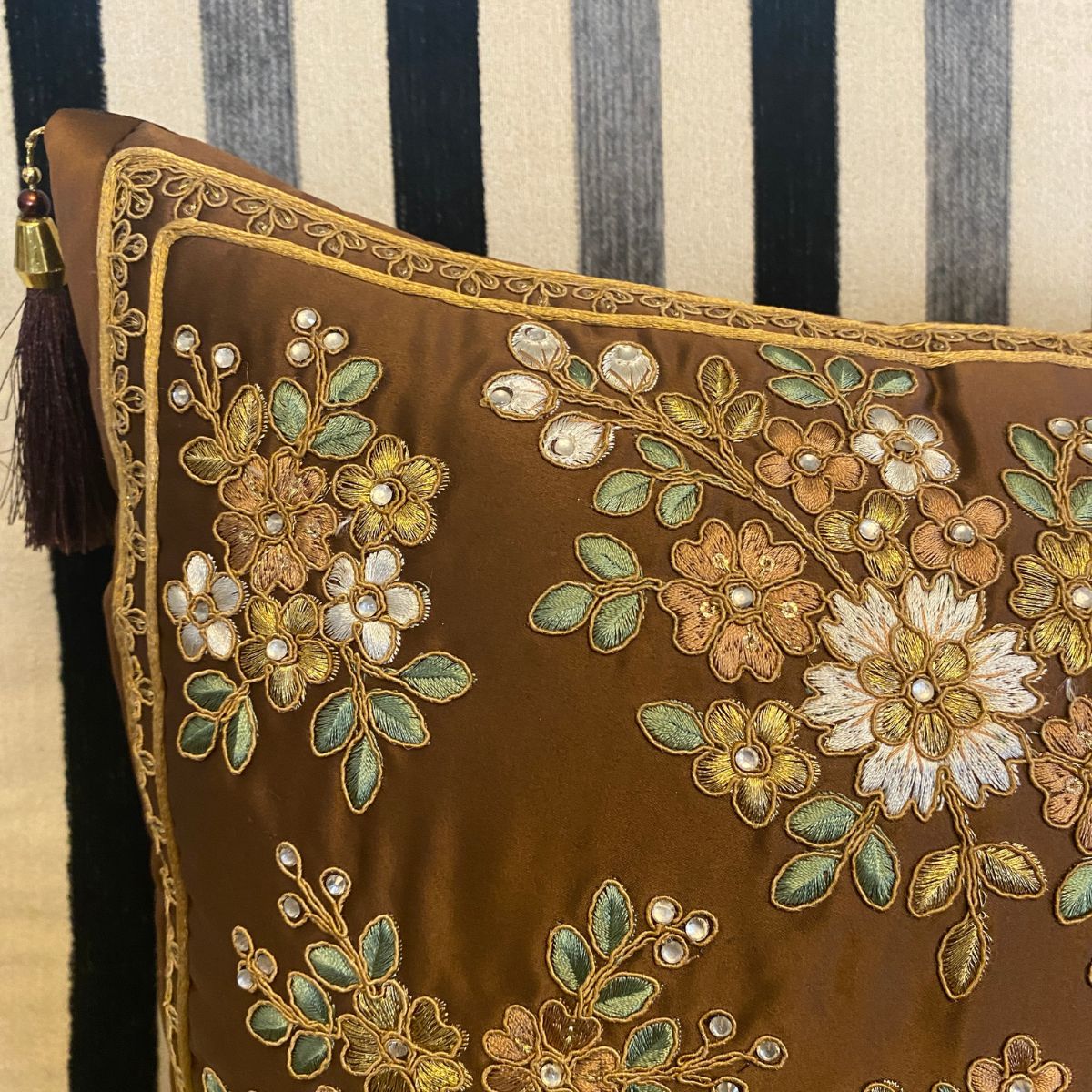 AARA Copper Cushion Cover, Pack of 1, 16" x 16" - Coral Slub - 