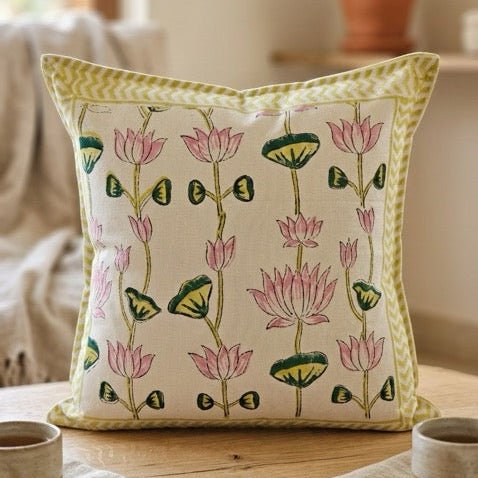 Afsana Cushion Covers, Pack of 5 - Coral Slub - 