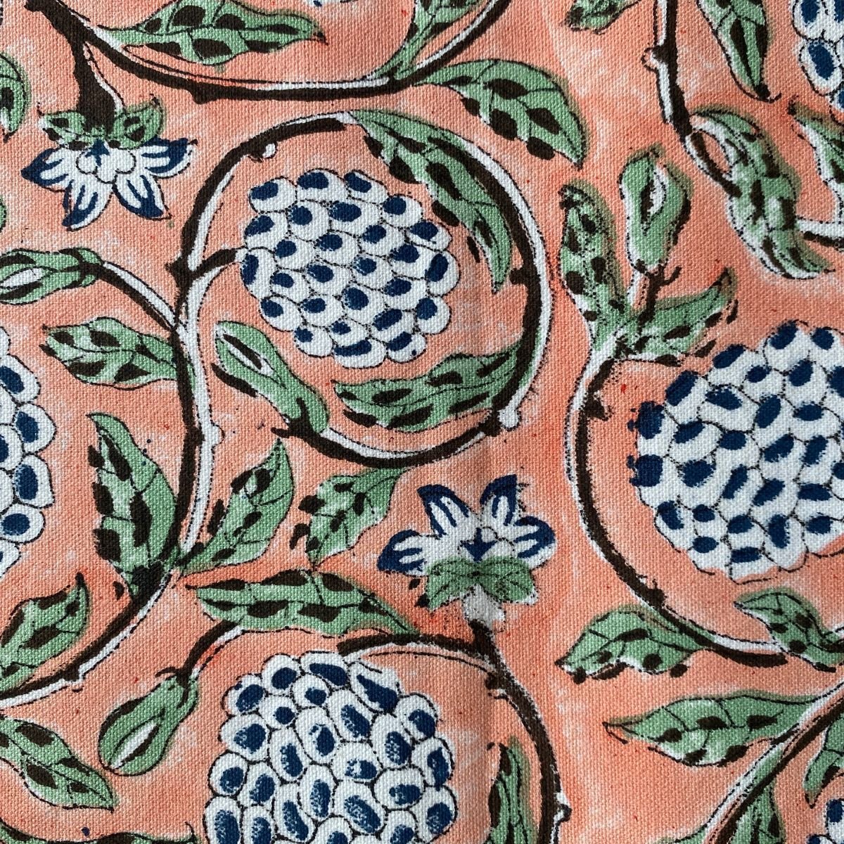 Anar Table Runner, 100% cotton, 13" x 72" - Coral Slub - 