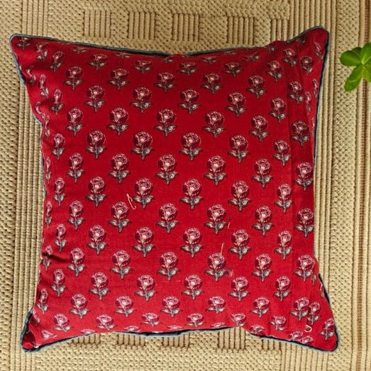 Aruni Cushion Covers, Pack of 5 - Coral Slub -
