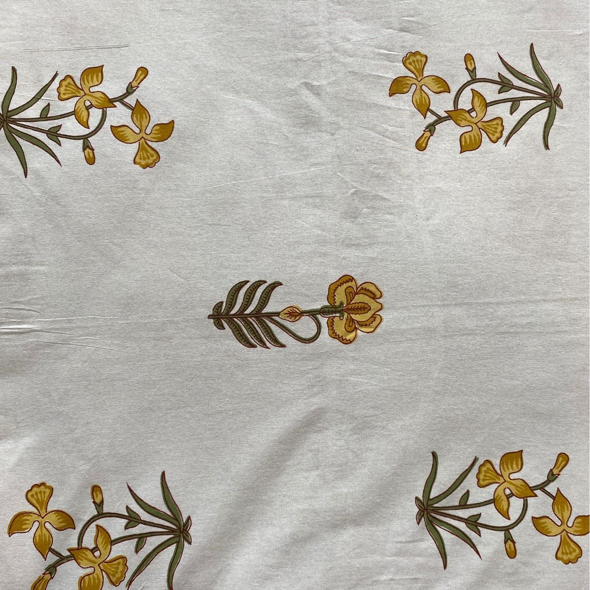 Baghphool Bedsheet Set 100% Cotton, King Size, 100" x 108" - Coral Slub - 