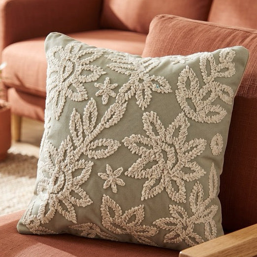 Zuri Embroidered Cushion Cover
