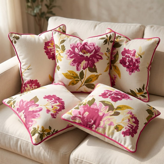 Poppy Cushion Covers, Pack of 5