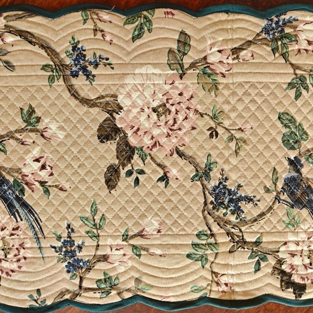 Bloom Cascade Reversible Table Runner - Coral Slub - 