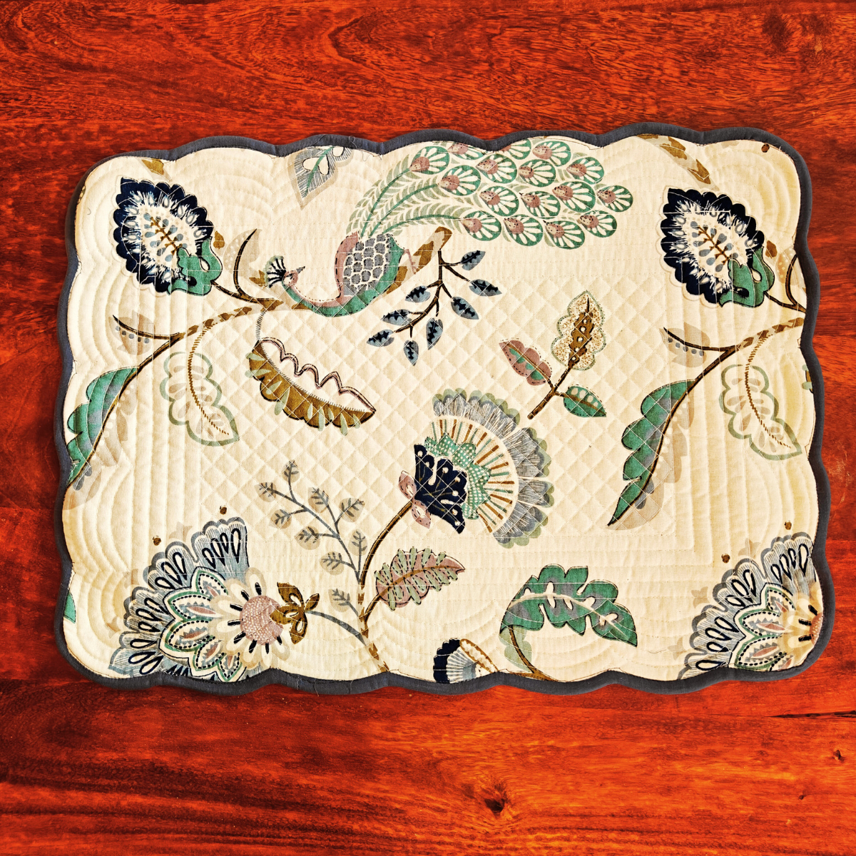 Canopy Quilted Reversible Placemats – 100% Cotton – Set of 6