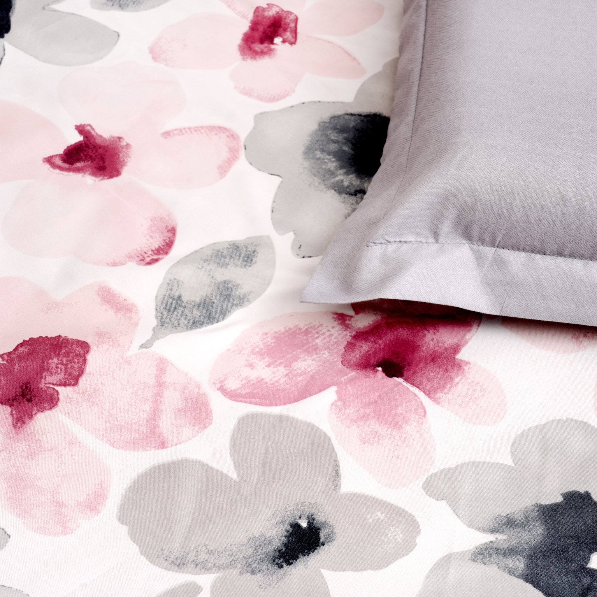 Blush Bedsheet Set King Size, 108" x 108" - Coral Slub - 