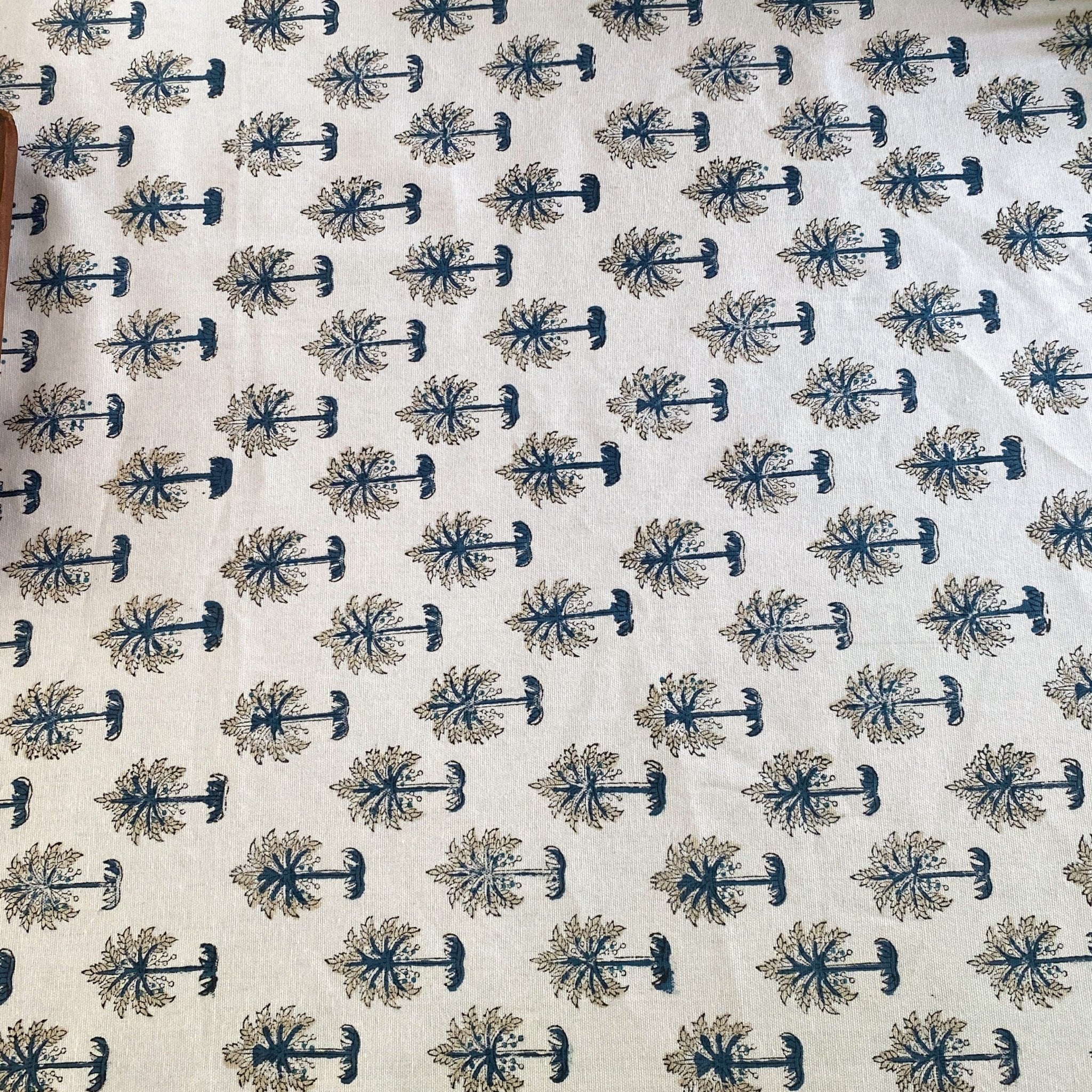 Boota 6 Seater Dining Table Cover, 100% Cotton Canvas, 60" x 90" - Coral Slub - 