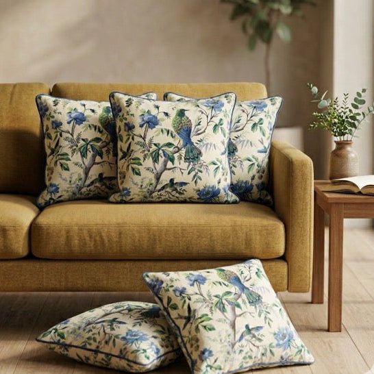 Canopy Cushion Covers, Pack of 5 - Coral Slub - 