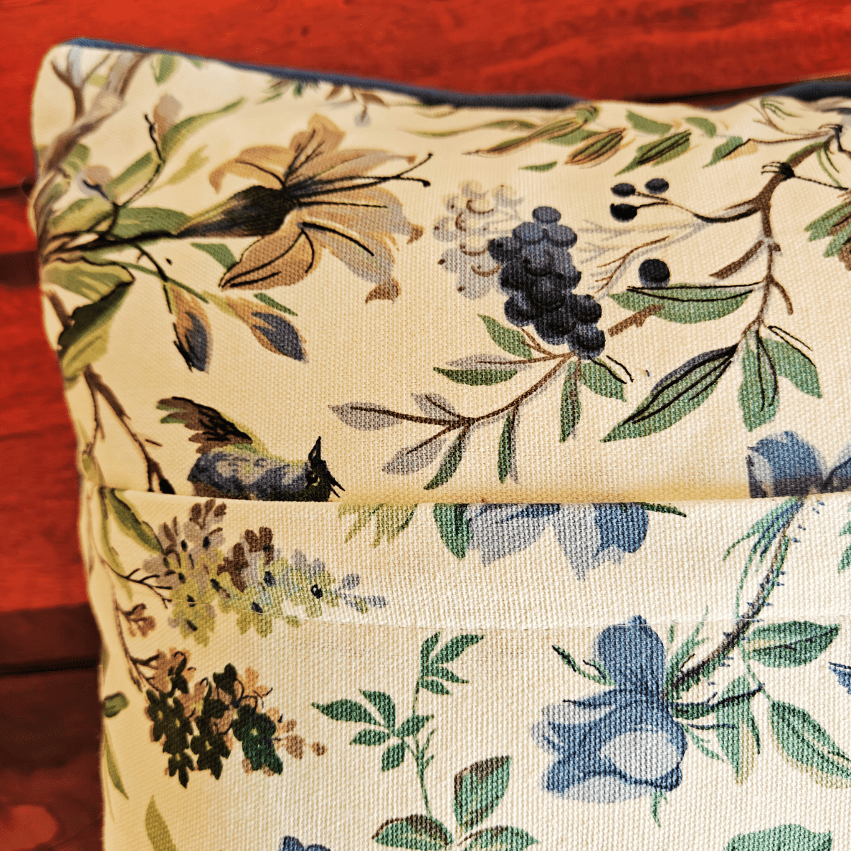 Canopy Printed Cushion Covers, 16" x 16", Pack of 5 - Coral Slub - 