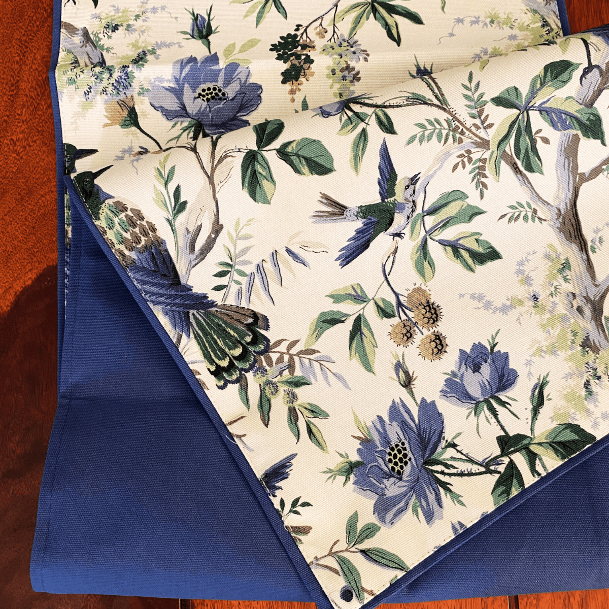 Canopy Printed Table Runner, 100% cotton, 13" x 72" - Coral Slub - 