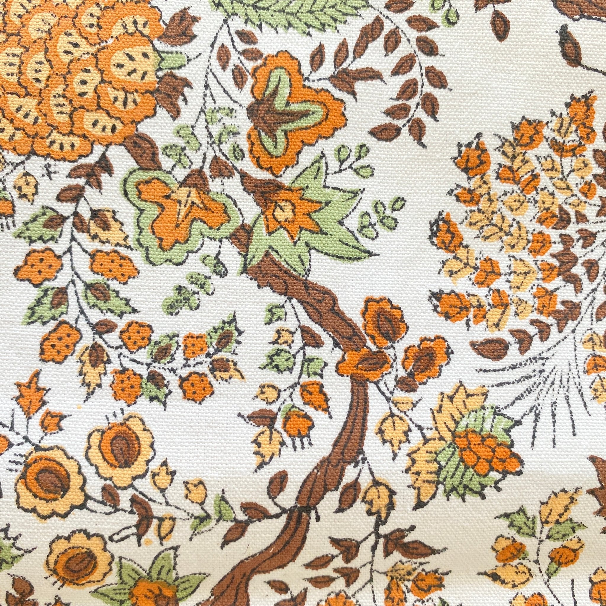 Champa Hand Block Print Placemats, 12" x 18", Set of 6 - Coral Slub - 