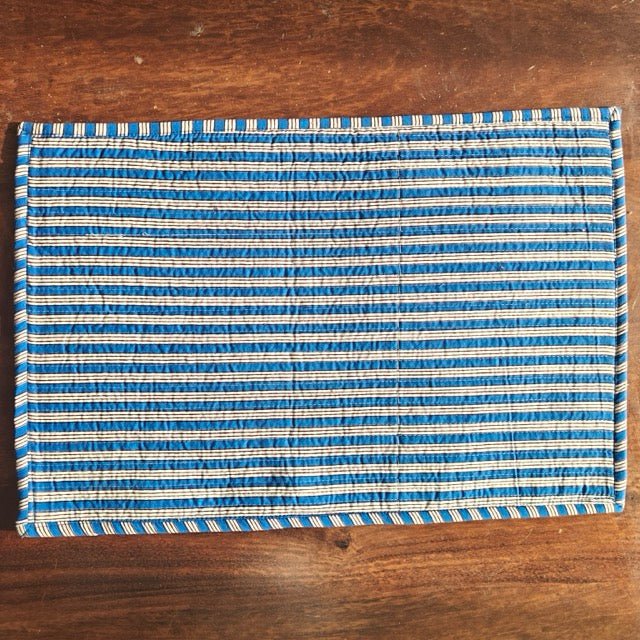 Chhapai Reversible Placemats - Coral Slub -