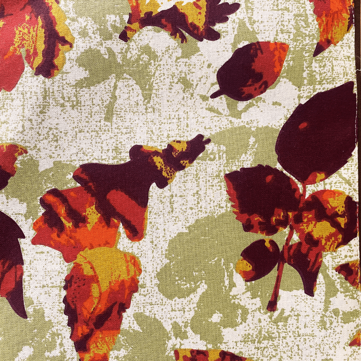 Chinar Printed Table Runner, 100% cotton, 13" x 72" - Coral Slub - 