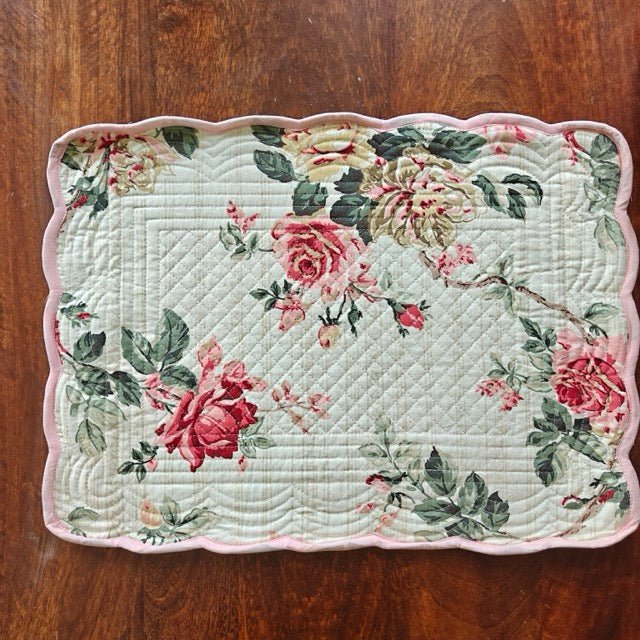 Coldstone Reversible Placemats - Coral Slub -