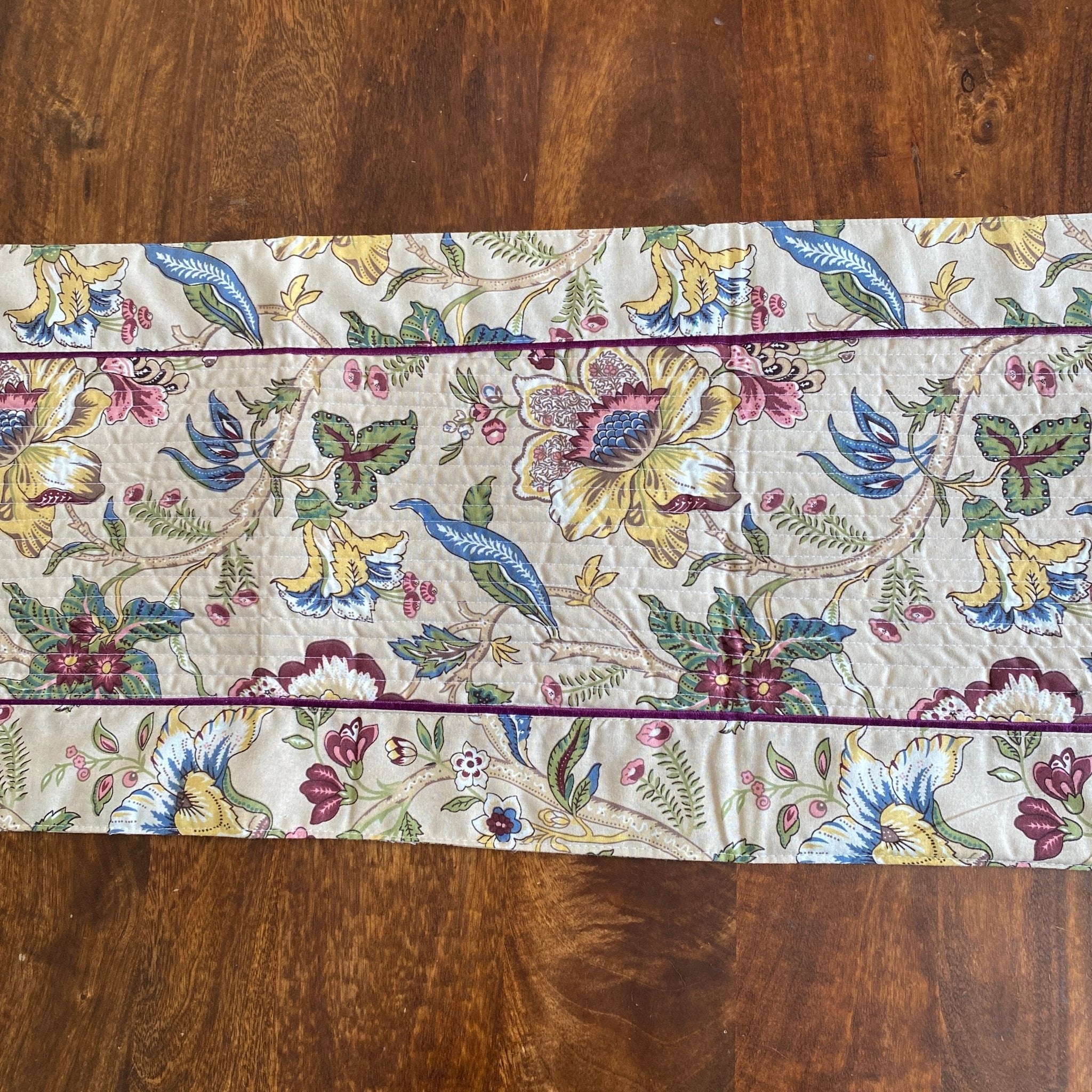Dune Bloom Table Runner, 100% cotton, 13" x 72" - Coral Slub - 