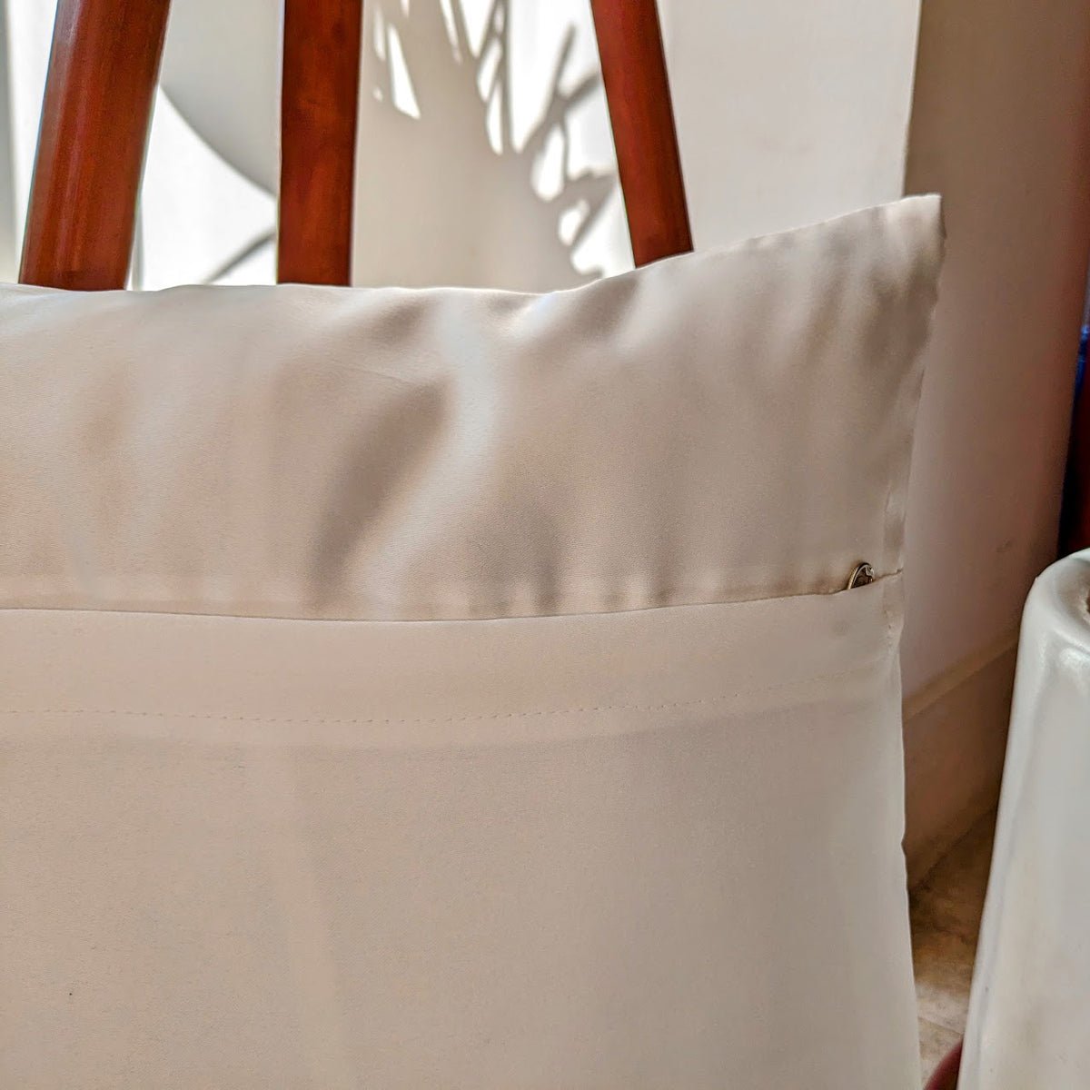 Floral Elegance Cushion Cover, Pack of 2, 16" x 16" - Coral Slub - 