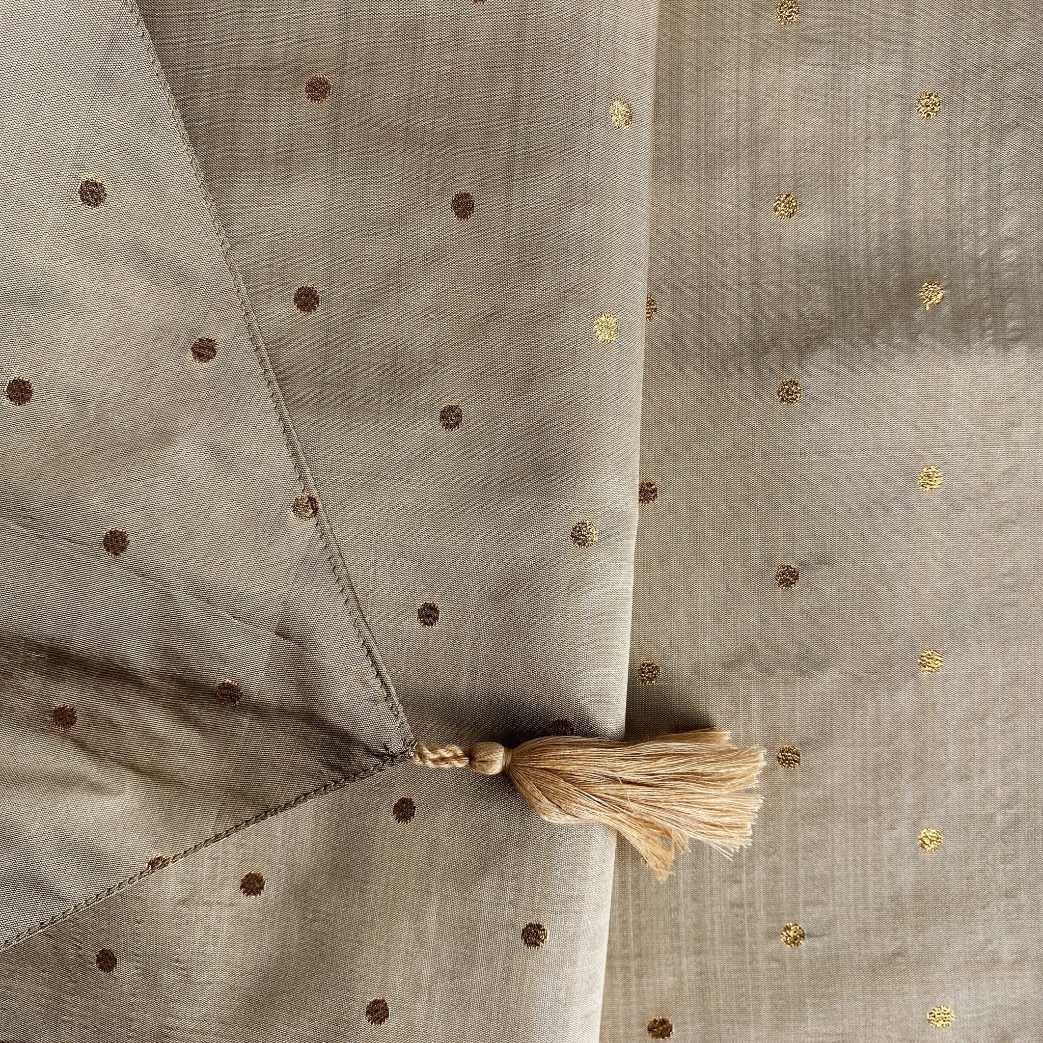 Gold Taffetta Table Runner 13" x 72" - Coral Slub - 