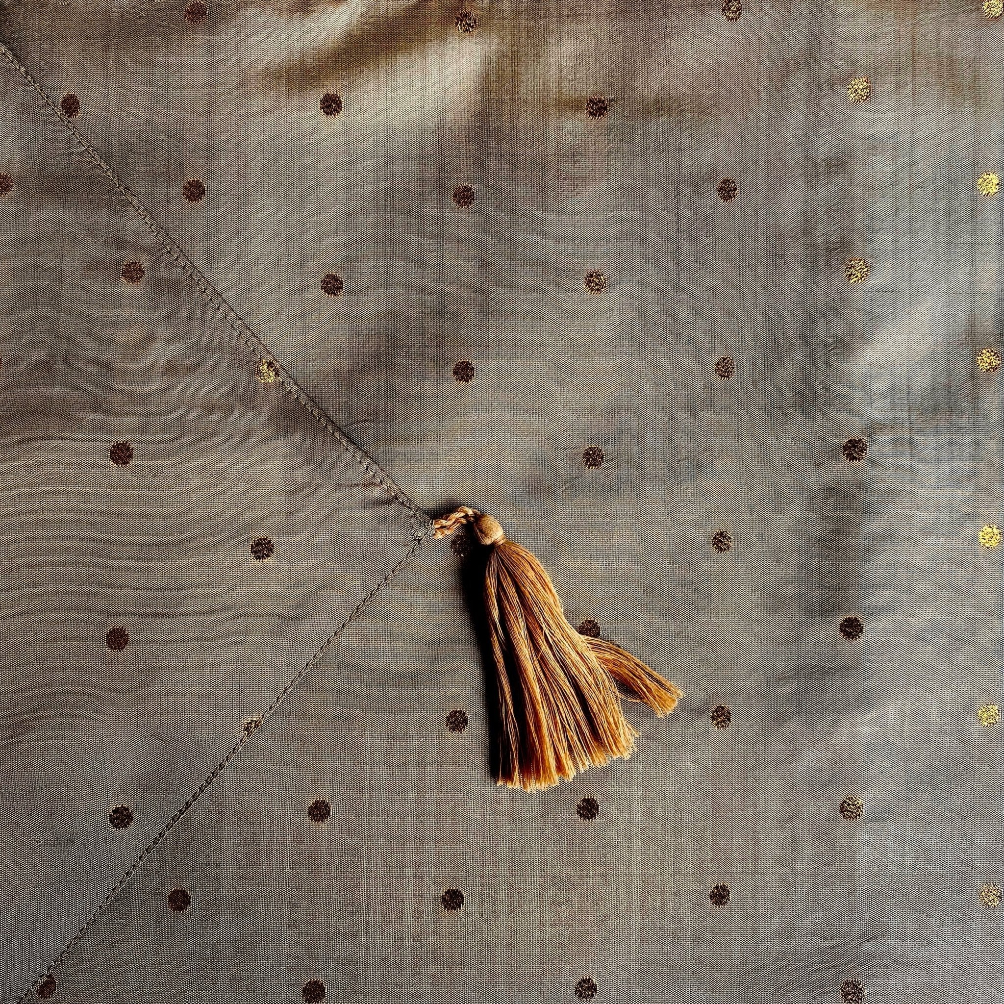 Gold Taffetta Table Runner 13" x 72" - Coral Slub - 