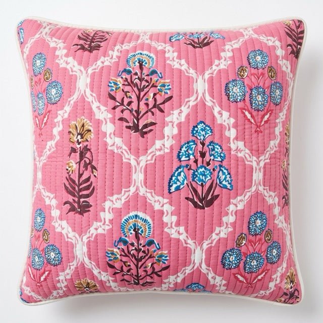 Hastika Cushion Covers, Pack of 2 - Coral Slub -