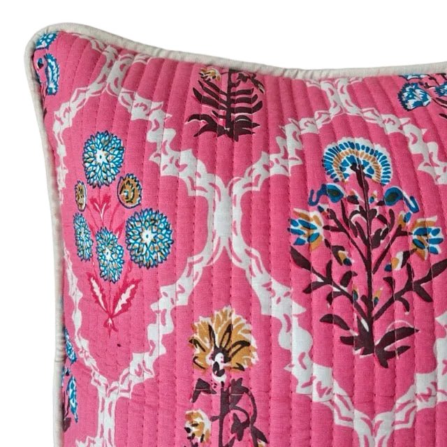 Hastika Cushion Covers, Pack of 2 - Coral Slub -