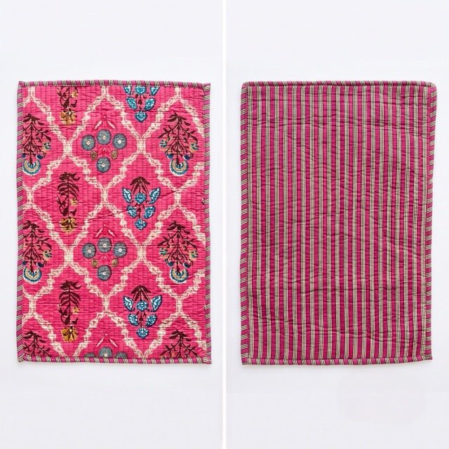 Hastika Reversible Placemats - Coral Slub -