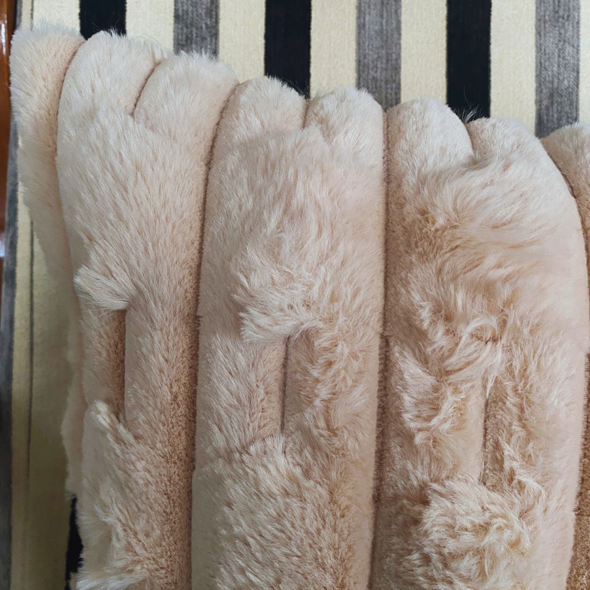 Herringbone Cushion Covers, Sand Color, Pack of 2, 16" x 16" - Coral Slub - 