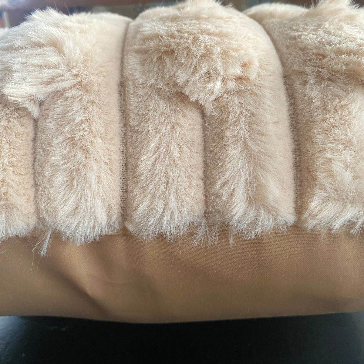 Herringbone Cushion Covers, Sand Color, Pack of 2, 16" x 16" - Coral Slub - 