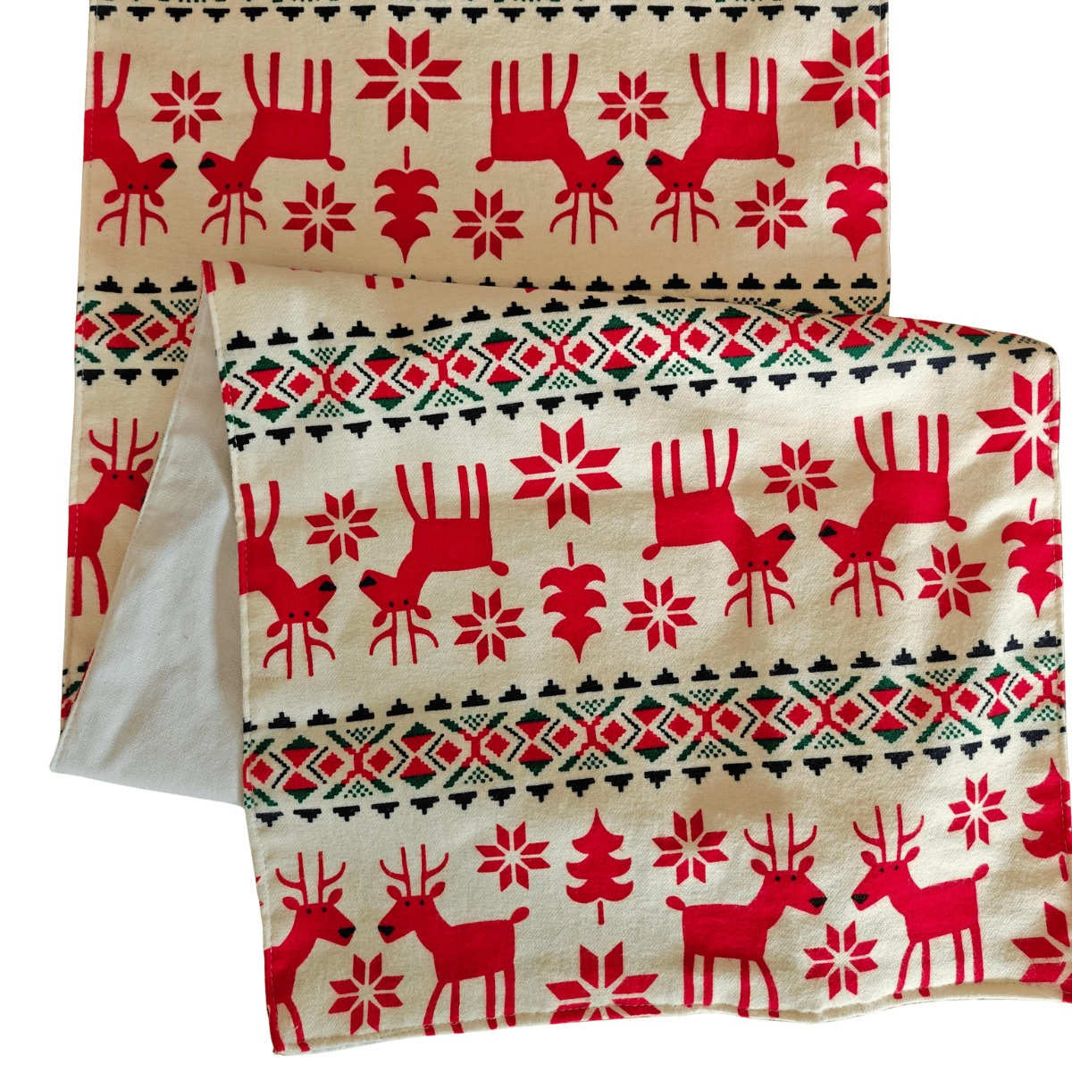 Holly Table Runner, 72" x 13" - Coral Slub - 