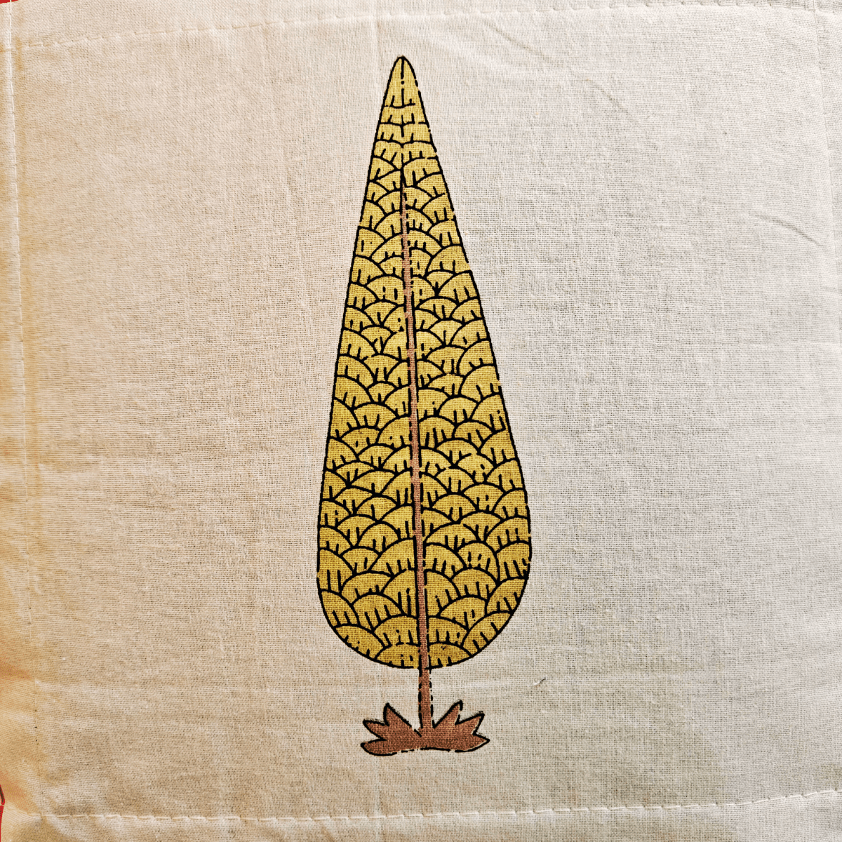 Isha Cushion Cover Set – 100% Cotton – 16" x 16" (Set of 5) - Coral Slub - 