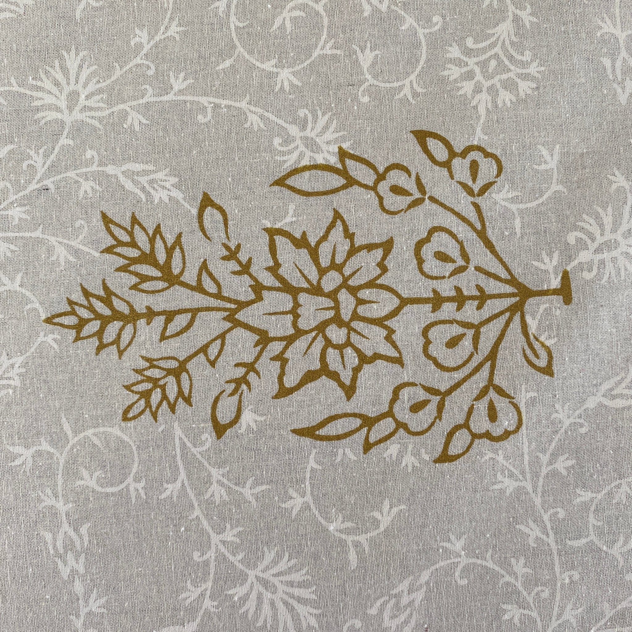 Ivory Coast 6 Seater Dining Table Cover, 100% Cotton, 60" x 90" - Coral Slub - 