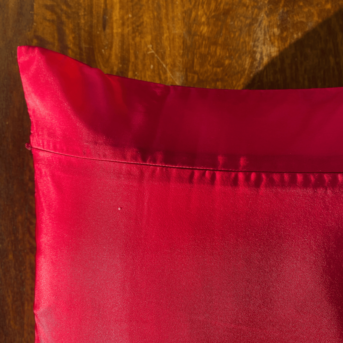 Kosa Pink Cushion Cover, 16" x 16",Pack of 1 - Coral Slub - 