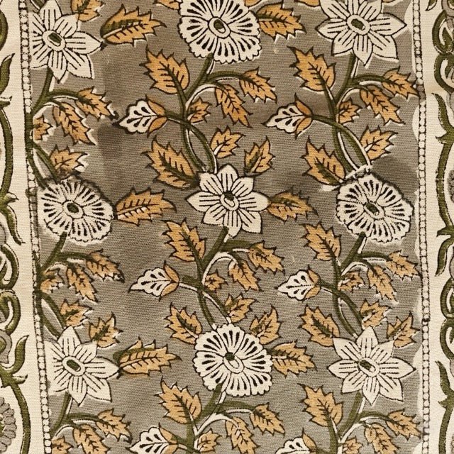 Kund Block Print Placemats - Coral Slub -