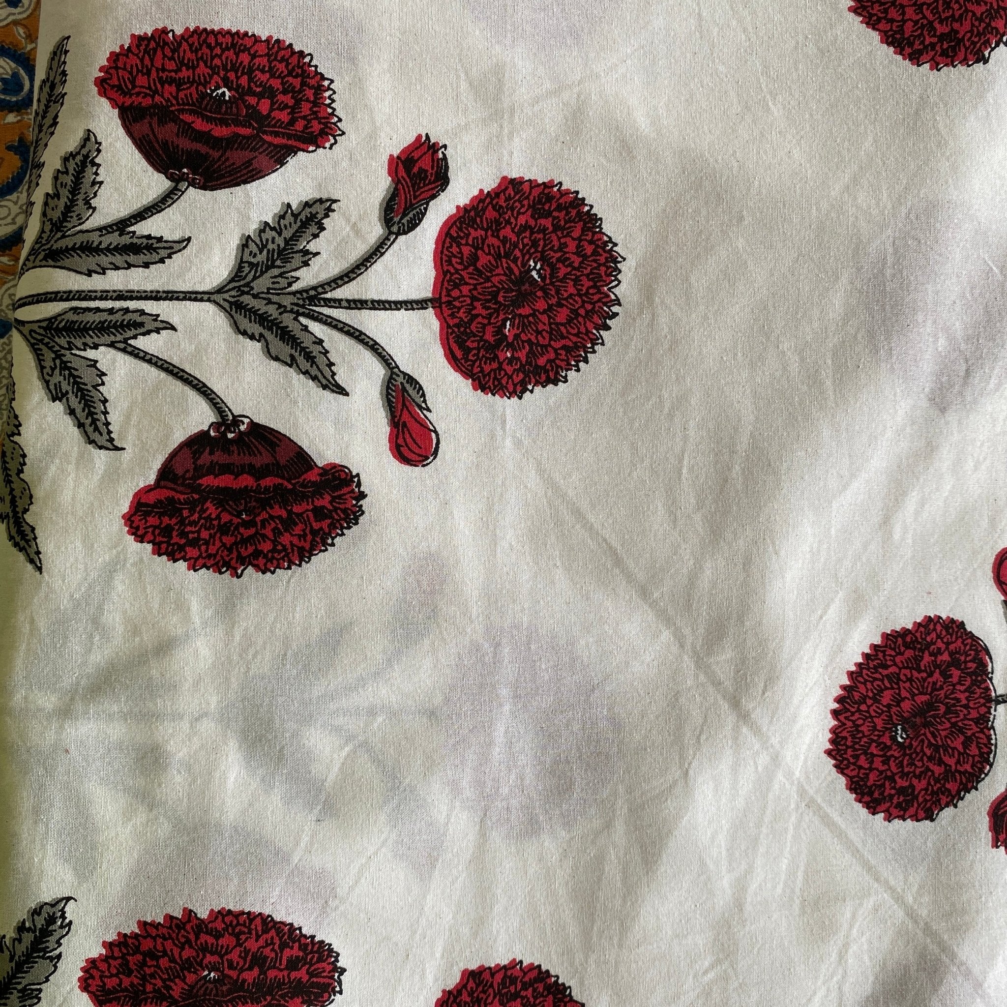 Laalima Bedsheet Set 100% Cotton, King Size, 100" x 108" - Coral Slub - 