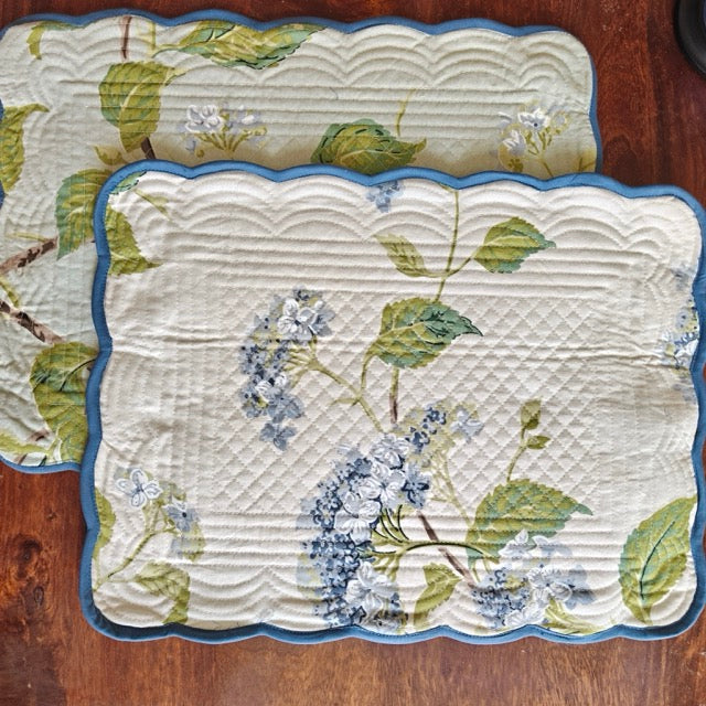 Blue Bird Reversible Placemats