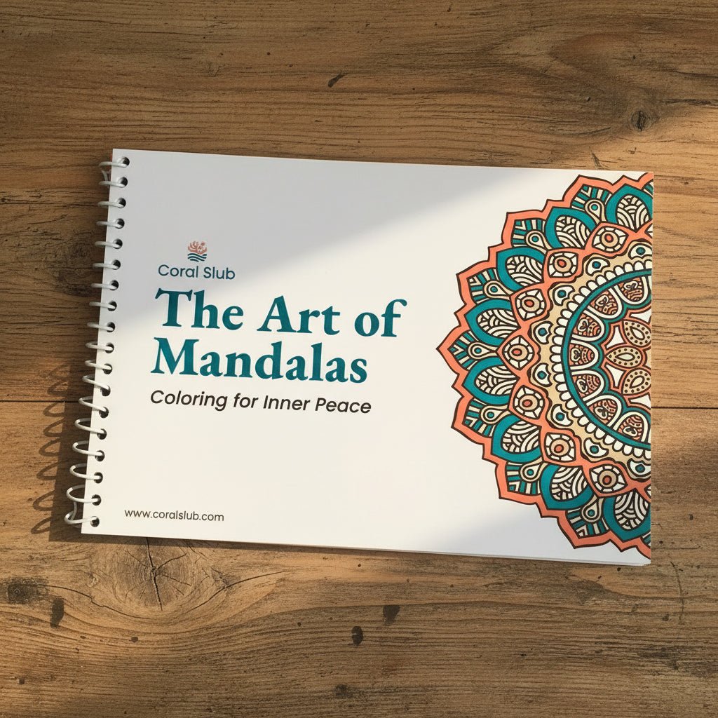 Mandala Art Coloring Book – Coral Slub Edition - Coral Slub - 