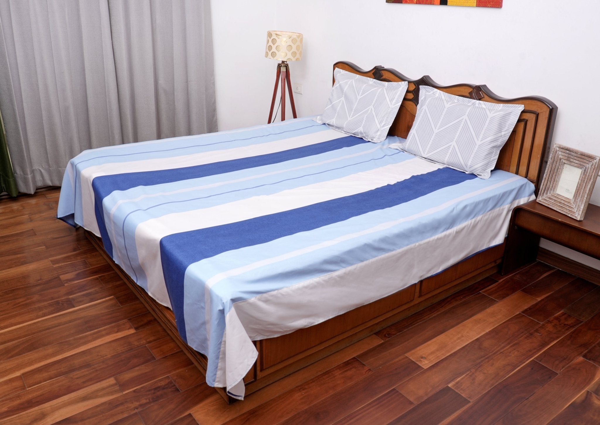 Marina Bedsheet Set King Size, 108" x 108" - Coral Slub - 