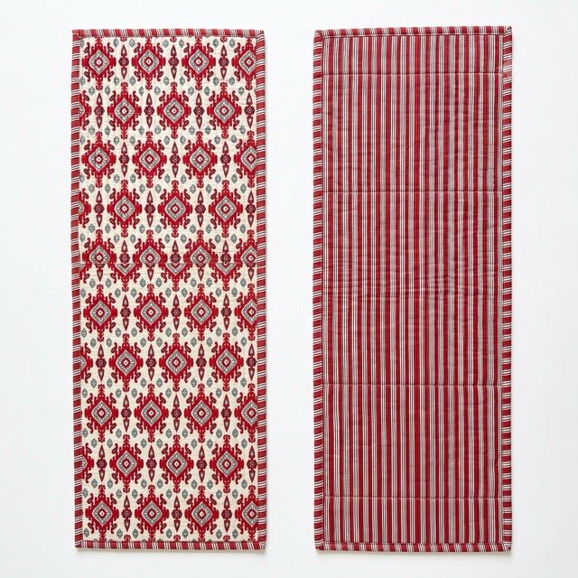 Mesa Reversible Table Runner - Coral Slub -