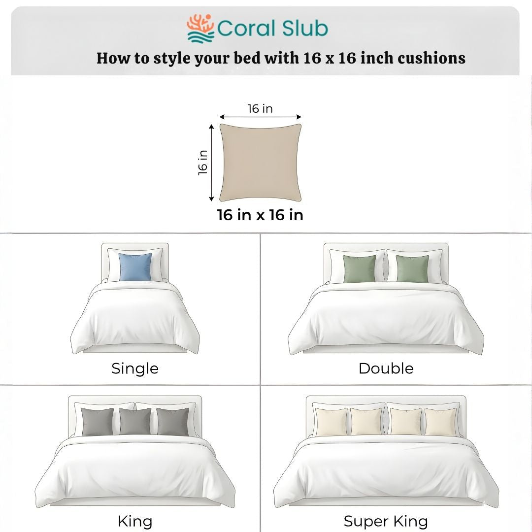 Mohar Bedsheet Set, King Size - Coral Slub - 