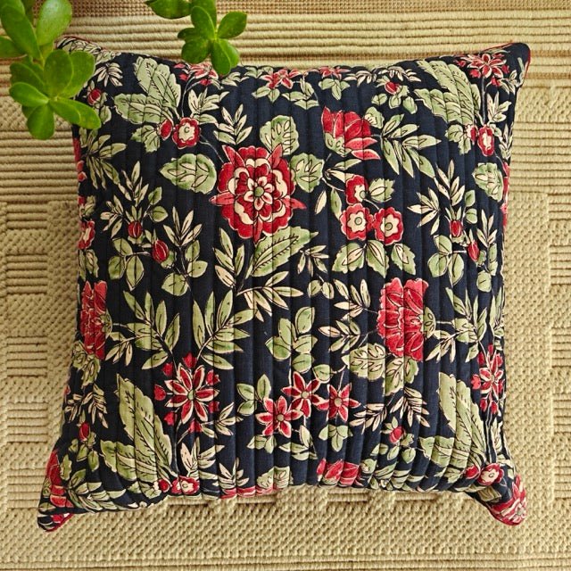 Naksh Cushion Covers, Pack of 5 - Coral Slub -