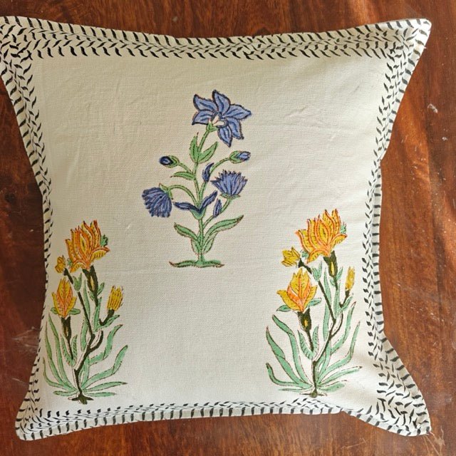 Naqsh Cushion Covers, Pack of 5 - Coral Slub - 